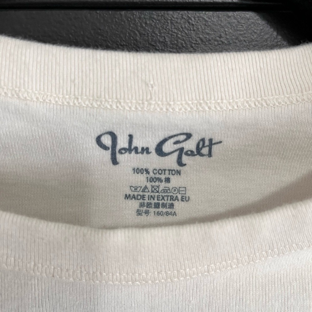 BRANDY MELVILLE John Galt Mushroom Baby Tee Women’s T-Shirt One Size EUC - Picture 2 of 5